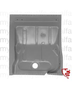 Bodenblech hinten links - 105 GT Bj. 1965-69 mit 5 Sitzschienenlöchern