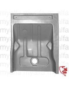 Bodenblech hinten rechts - GT BJ 1965-69 mit 4 Sitzschienenlöchern