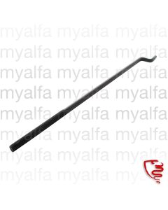 THREADED ROD (SET 2 PCS) WITH WING NUT FOR BATTERY CLAMP, STAINLESS STEEL 