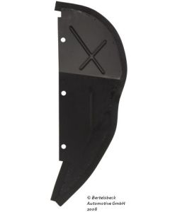 SPLASH PANEL SPIDER  1966-89 ALUMINIUM REAR LEFT