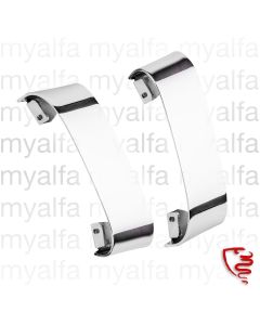 Paar Abdeckungen Stoßstangenhalterung - 750/101 Sprint - Aluminium