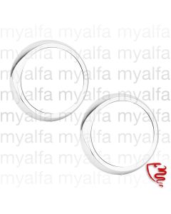 Chromring Scheinwerfer (Satz) 750 Sprint & Berlina bis Bj.  1957