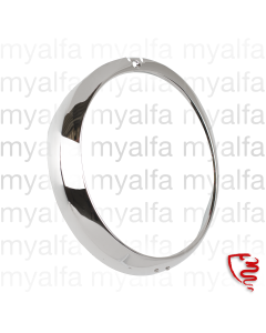 OUTER HEADLIGHT RING SPIDER STAINLESS STEEL LEFT 