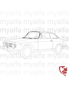 FRONT SCREEN RUBBER SEAL INSERT GT BERTONE