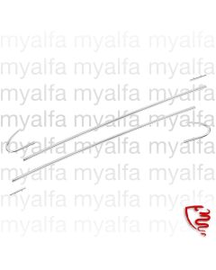 Zierleisten Seite Satz, 6-teilig - 1900 CSS VIN 01420-02200 - Edelstahl poliert