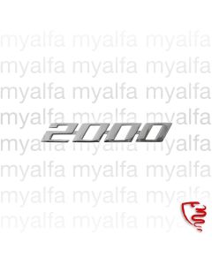 Schriftzug "2000"  Spider Bj.1970-82