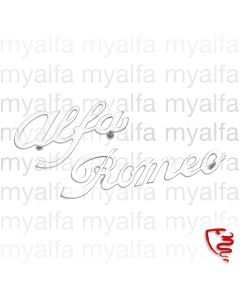 Schriftzug "Alfa Romeo" Giulia, Spider Bj.1966-69