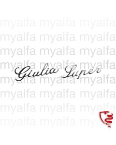Schriftzug "Giulia Super"