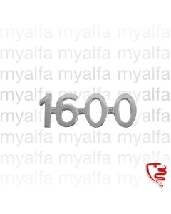 Schriftzug "1600" Giulia      SPIDER                        