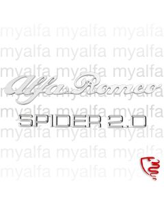 Schriftzugsatz Spider Bj.1990-93 selbstklebend