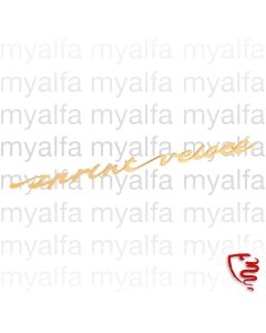 Schriftzug "sprint veloce"    750/101 Sprint Veloce          - Heck