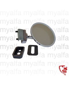 Außenspiegel Chrom rund Klemmbefestigung