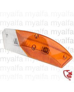 Blinker Spider Bj.1966-69 orange/weiß vorne links