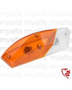 Blinker Spider Bj.1966-69 orange/weiß vorne rechts