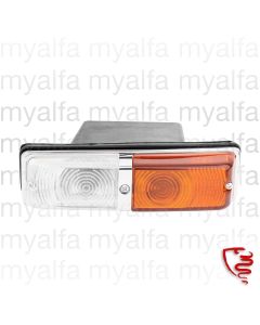 Blinker Giulia Bj.1962-73 orange/weiß ALTISSIMO Chromsteg links