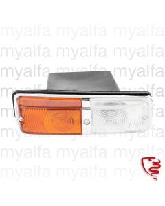 Blinker Giulia Bj.1962-73 orange/weiß ALTISSIMO Chromsteg rechts