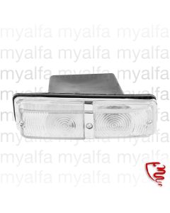 Blinker Giulia Bj.1962-73 weiß/weiß ALTISSIMO Chromsteg rechts