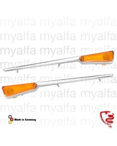 Seitenblinker (Satz) Giulia Ti / Super , langer Chromsteg