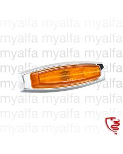 INDICATOR REPEATOR CHROMED PLASTIC FRAME ORANGE 