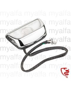 NUMBER PLATE LIGHT 1970-82 V2A "POLISHED" 