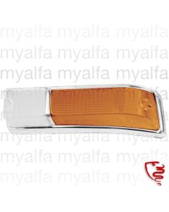 Blinkerglas GT Bertone Bj.1970-77 orange/weiß vorne links