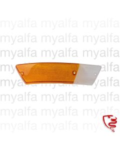 INDICATOR LENSE SPIDER 1970-82 ORANGE/WHITE FRONT RIGHT