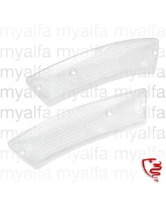 Blinkergläser (Satz) Spider Bj.1970-82 weiß/weiß vorne