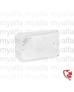 SIDELIGHT LENSE GIULIA 1962-73 CARELLO WITH CHROME DIVIDER