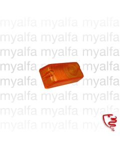 INDICATOR LENSE GIULIA 1962-73 ORANGE ALTISSIMO WITH CHROME DIVIDER