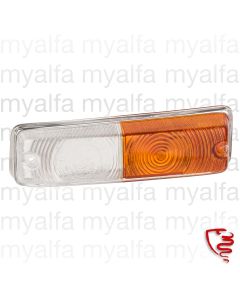Blinkerglas Giulia Bj.1962-73 orange/weiß ALTISSIMO links