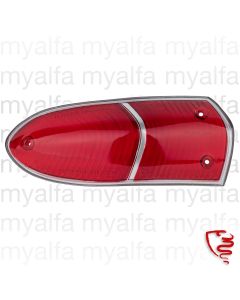 Rückleuchtenglas Spider Bj.1966-69 rot/rot links US-Version