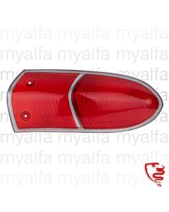 Rückleuchtenglas Spider Bj.1966-69 rot/rot rechts US-Version