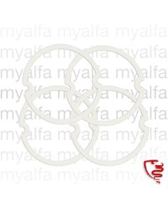 REAR LIGHT GLASS SEAL SET - 101 SS GIULIETTA/GIULIA