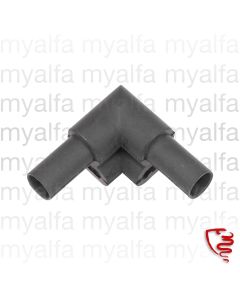 UPPER CORNER PIECE FOR DOOR SEAL ON FRAME SIDE