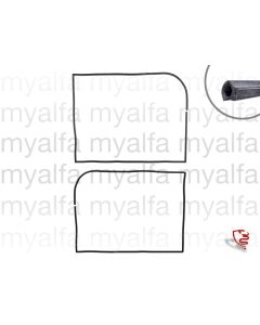 Satz Türdichtungen am Rahmen  - 102 2000/106 2600 Sprint    