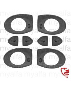 SET OUTER DOOR HANDLE RUBBER GIULIA 1969-77
