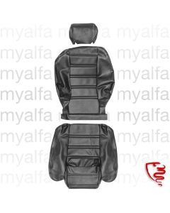 Sitzbezug Spider 2000 Bj.1987-89, Skay schwarz, schwarze Nähte