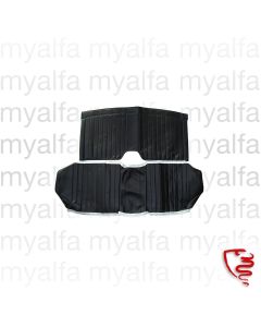 REAR SEAT COVER SPIDER 1970-77, VINYL SKAI BLACK ,2 PARTS