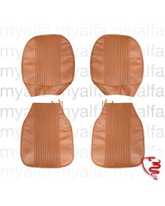 Satz Sitzbezüge vorne für 2   Sitze Giulia Super 1969-74,   Scay, Farbe: "Wildschwein" 576