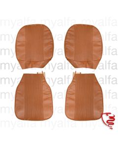 Satz Sitzbezüge vorne für 2 Sitze Giulia Super 1969-74, Scay, Farbe: "Wildschwein" 574