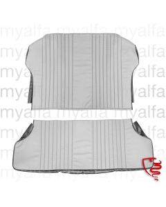 Rücksitzbezug GT Junior 1300/1600 Bj.1966-69 Skay/Stoff, schwarz/grau 572/663 