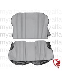 Rücksitzbezug GT Junior 1300/1600 Bj.1970-73, Skay/Stoff, schwarz/grau, 572/663 