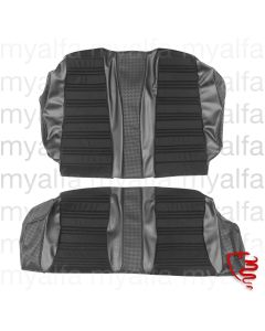 Rücksitzbezug Bertone 1750 GTV2.Serie, Skay/Stoff schwarz   572/660