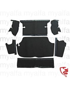 BOOT CARPET SET GT BERTONE VELOURS BLACK