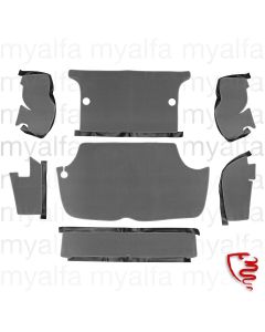 Teppich Kofferraum            GT Bertone Velours            hellgrau (125)