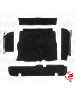 Kofferraumteppich (Satz) Montreal Velours schwarz