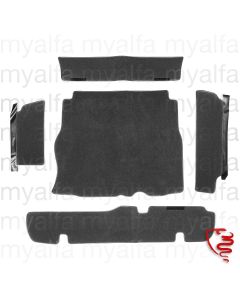 Kofferraumteppich (Satz)      Montreal Velours grau         126