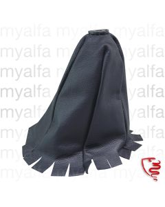 GEAR LEVER GAITER SPIDER WITHOUT CENTRAL CONSOLE, LEATHER BLACK