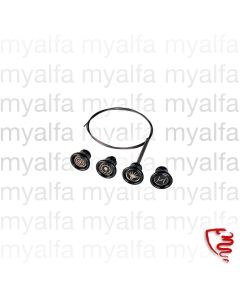 DASHBOARD KNOBS,4 PC,SILVER   GIULIETTA/GIULIA 101          