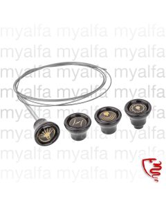 DASHBOARD KNOBS, 4 PC, GOLD   GIULIETTA/GIULIA 750/101      